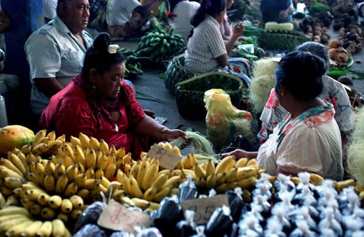 Südsee - Cook Islands - Markt Roratonga
